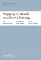 Stopping by Woods on a Snowy Evening SSA choral sheet music cover